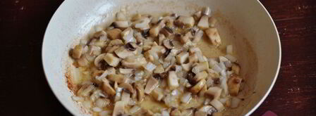 омлет с грибами. Шаг 4