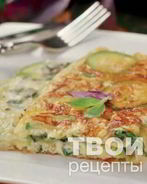 Омлет с кабачком