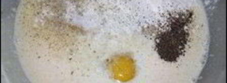 омлет с картошкой, сосисками, зеленью и плавлеными сырками в духовке. Шаг 7