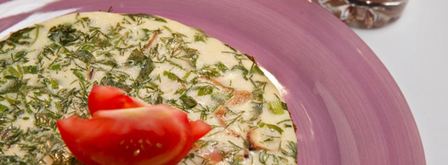 омлет с зеленью. Шаг 5