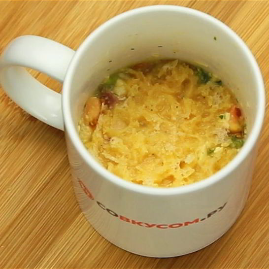 Рецепт омлета в чашке