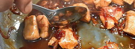 оякодон — японский омлет с рисом и курицей. Шаг 5