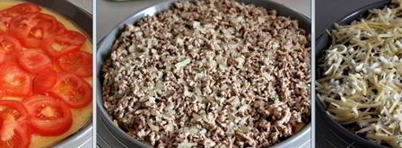 пицца-омлет болоньезе. Шаг 5