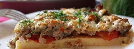 пицца-омлет болоньезе. Шаг 8