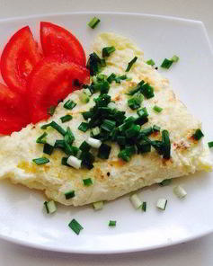 Простой омлет с сыром