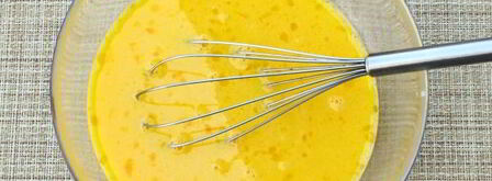 пышный омлет с молоком в духовке. Шаг 6