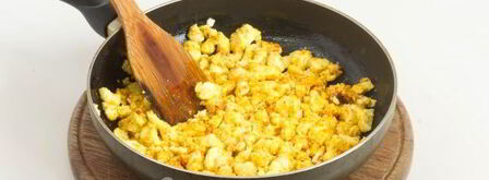 вегетарианский омлет с адыгейским сыром. Шаг 6