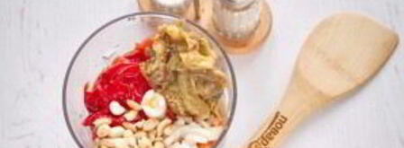 баклажанно-перечный паштет с орехами. Шаг 4