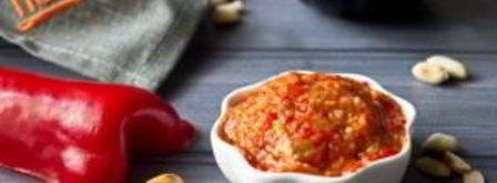 баклажанно-перечный паштет с орехами. Шаг 5