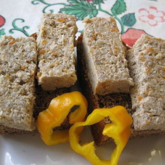 Рецепт мяса-печеночного домашний паштет