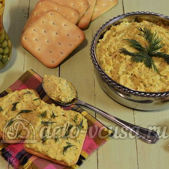 Рецепт паштета из гороха