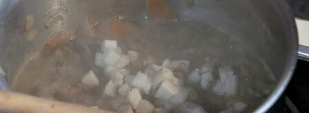 паштет из куриной печенки с луковым конфитюром. Шаг 3