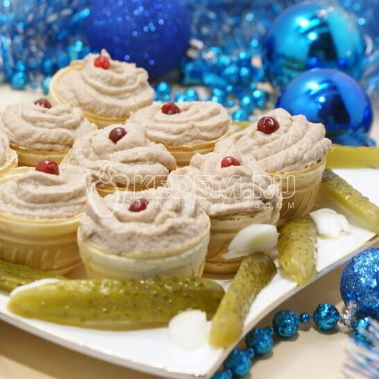 Рецепт паштета рыбного нежные корзинки