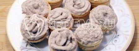 паштет рыбный нежные корзинки. Шаг 6