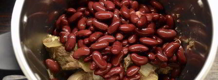 печеночный паштет с фасолью. Шаг 5