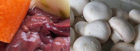 печеночный паштет с грибами. Шаг 3