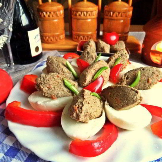 Рецепт печеночного паштета яичного