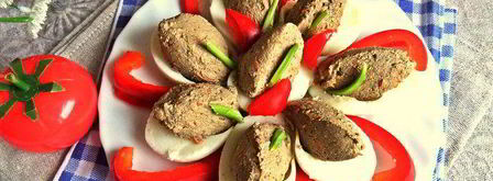 печеночный паштет яичный. Шаг 16