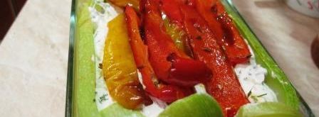 творожный паштет с жареными перцами. Шаг 9