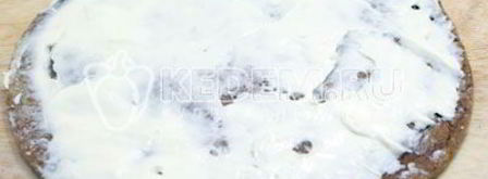 блинный торт с печенью. Шаг 12