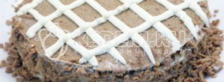 блинный торт с печенью. Шаг 17