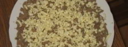 новогодний печеночный торт. Шаг 3