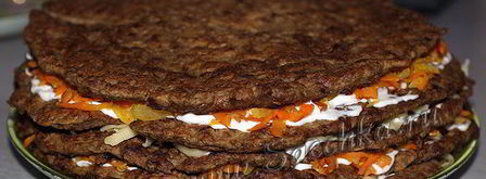 печеночный торт из говяжьей печени. Шаг 9