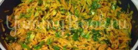 печеночный торт с зеленью и помидорами. Шаг 16