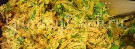 печеночный торт с зеленью и помидорами. Шаг 17