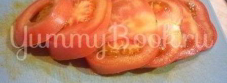 печеночный торт с зеленью и помидорами. Шаг 20