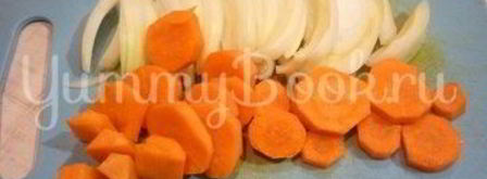 печеночный торт с зеленью и помидорами. Шаг 7