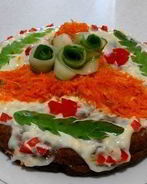 Печеночный торт в мультиварке