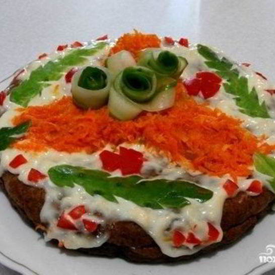 Рецепт печеночного торта в мультиварке