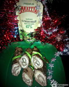 Печеночные рулетики