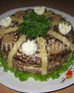 Торт из говяжьей печени