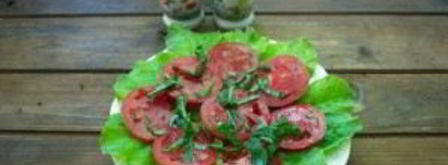 помидоры с базиликом. Шаг 4