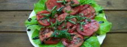 помидоры с базиликом. Шаг 5