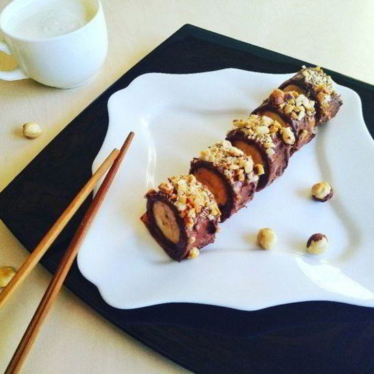 Рецепт банановых роллов