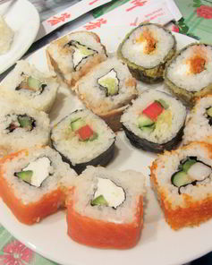 Домашние роллы Калифорния