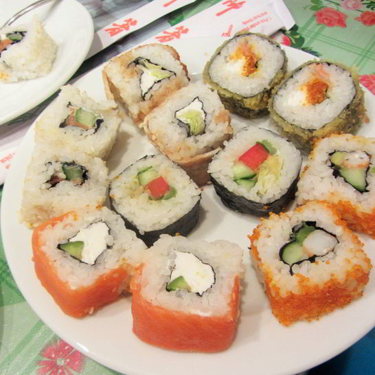 Рецепт домашних роллов калифорния