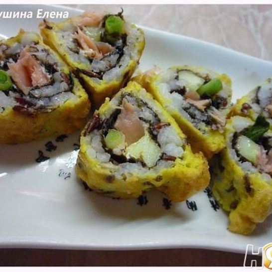 Рецепт горячих роллов в темпуре