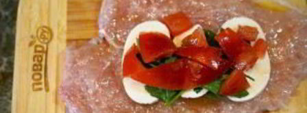 куриные роллы капрезе. Шаг 6