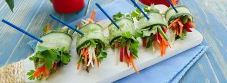 овощные роллы с огурцом и авокадо. Шаг 14