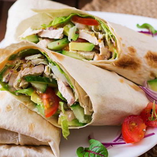 Рецепт роллов из лаваша с курицей и сыром