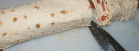 роллы из лаваша. Шаг 7