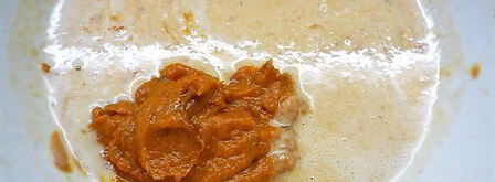 роллы из тыквы со шпинатом, копченостями и фисташковым майонезом. Шаг 8