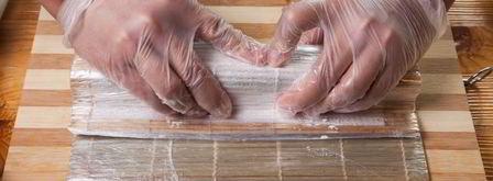 роллы радуга. Шаг 13