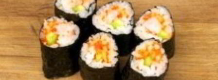 роллы с креветками. Шаг 12