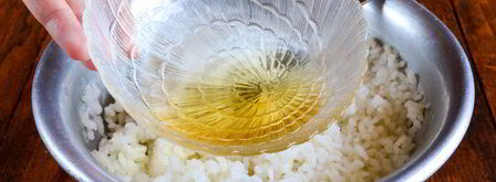 роллы с огурцом, курицей и тофу. Шаг 4