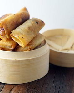 Спринг роллы с бананом